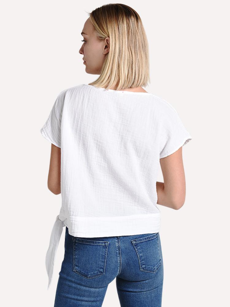 Stark X Side Tie Top