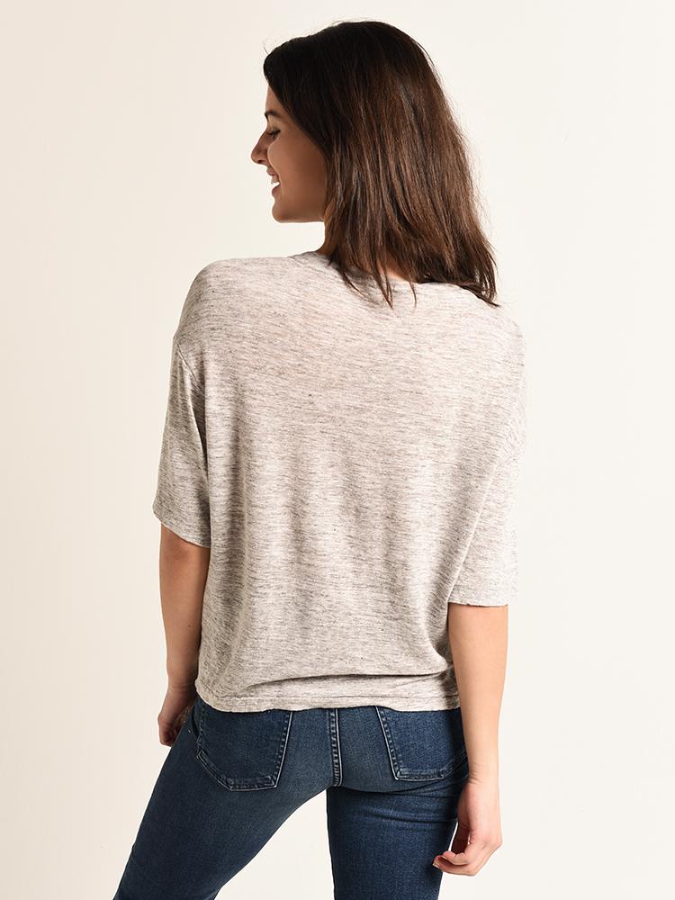 Stateside Cropped Striped Tee