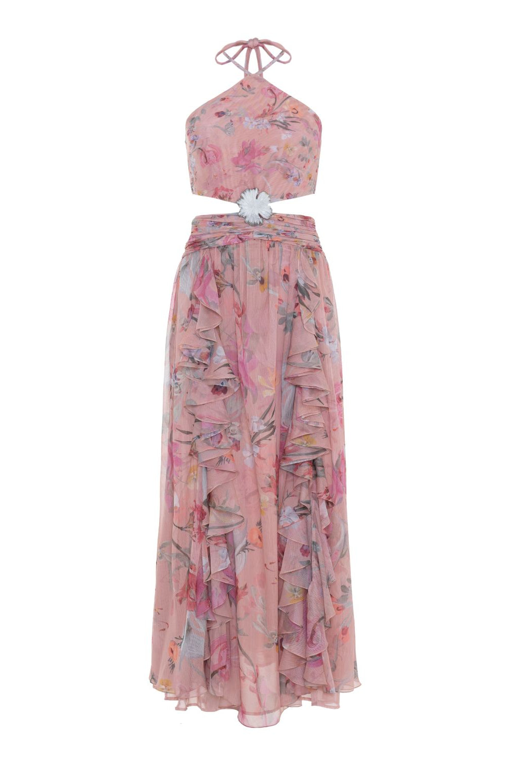 LILY FLOWER CUT OUT DRESS