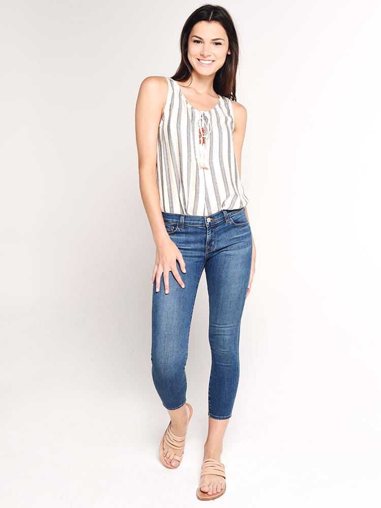 Dylan Sleeveless Havana Top
