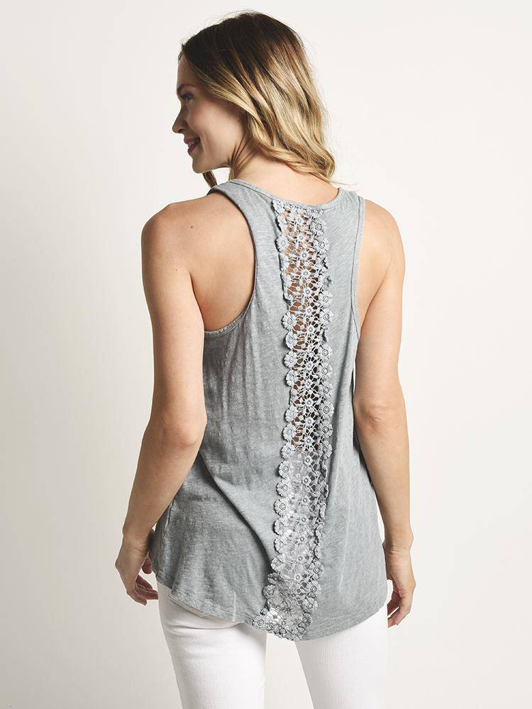 Dylan Crochet Detail Tank
