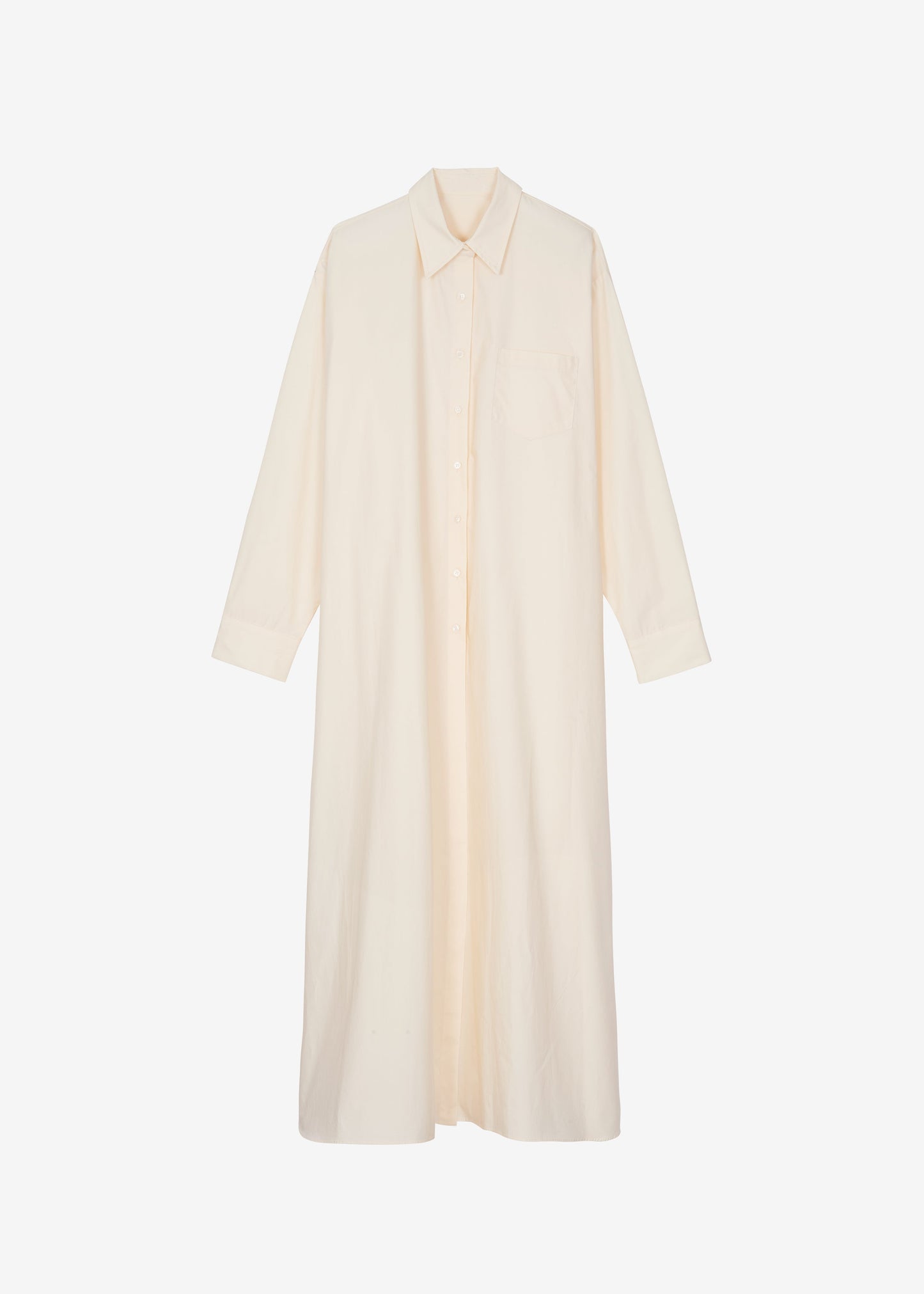Avery Shirt Dress - Light Peach