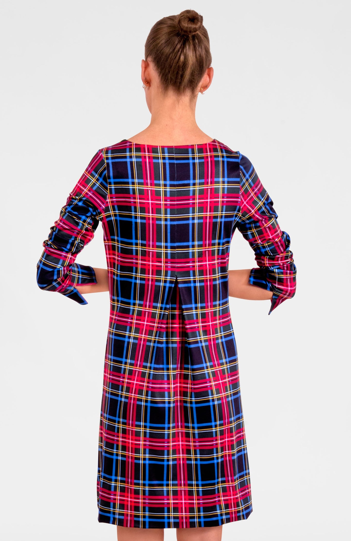 Bowtastic Dress - Stewart Plaid