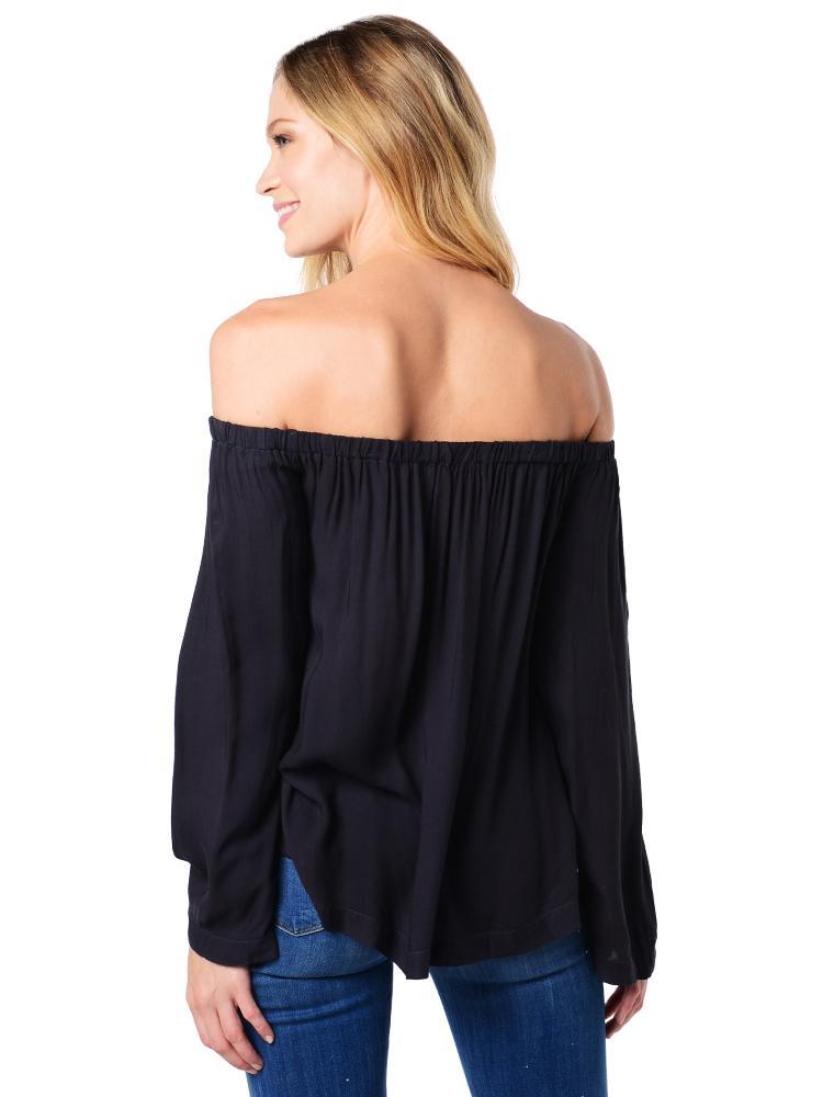 Bella Dahl Long Sleeve Off Shoulder Top