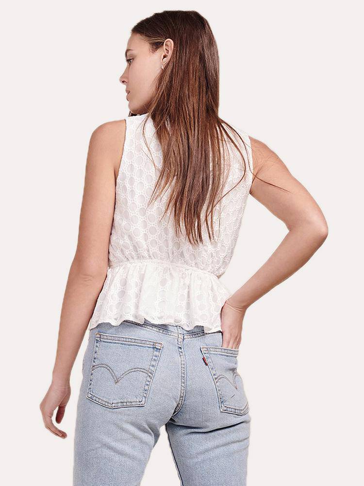 BB Dakota Shari Tie Front Top