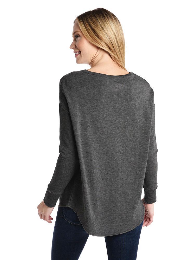 Majestic French Terry Long Sleeve Boatneck