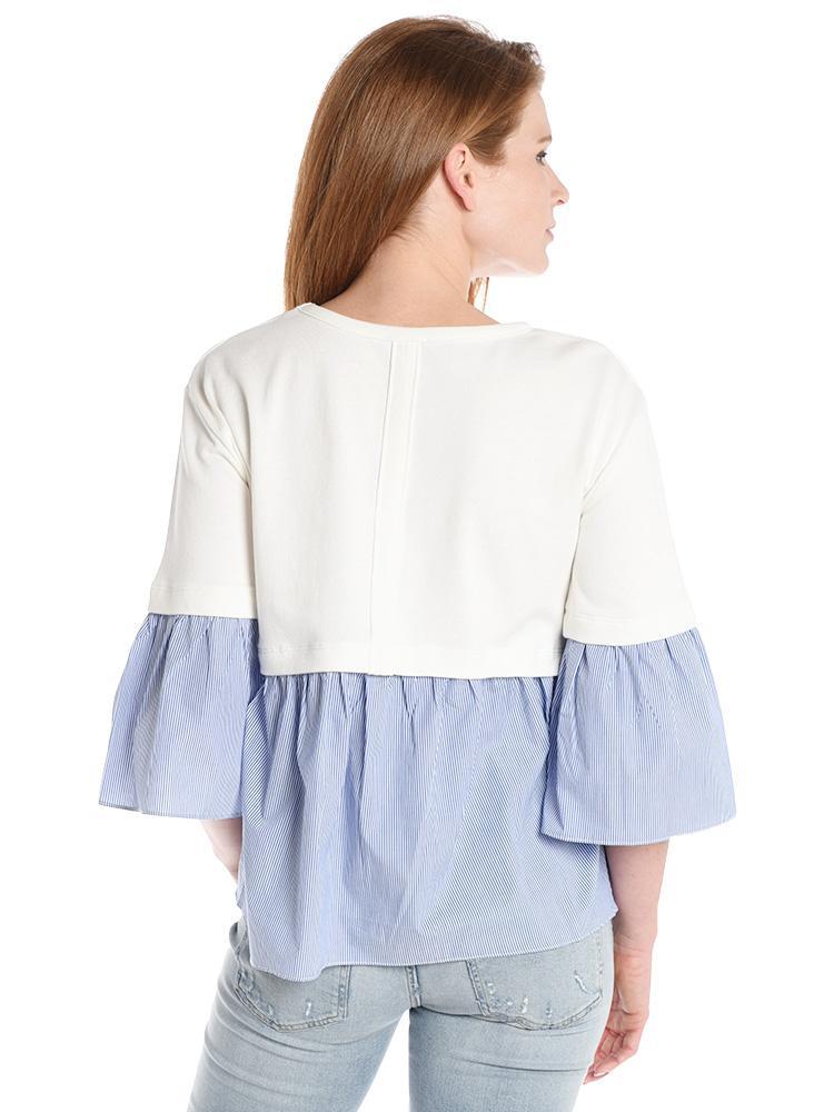 Kinly Layered Poplin Top