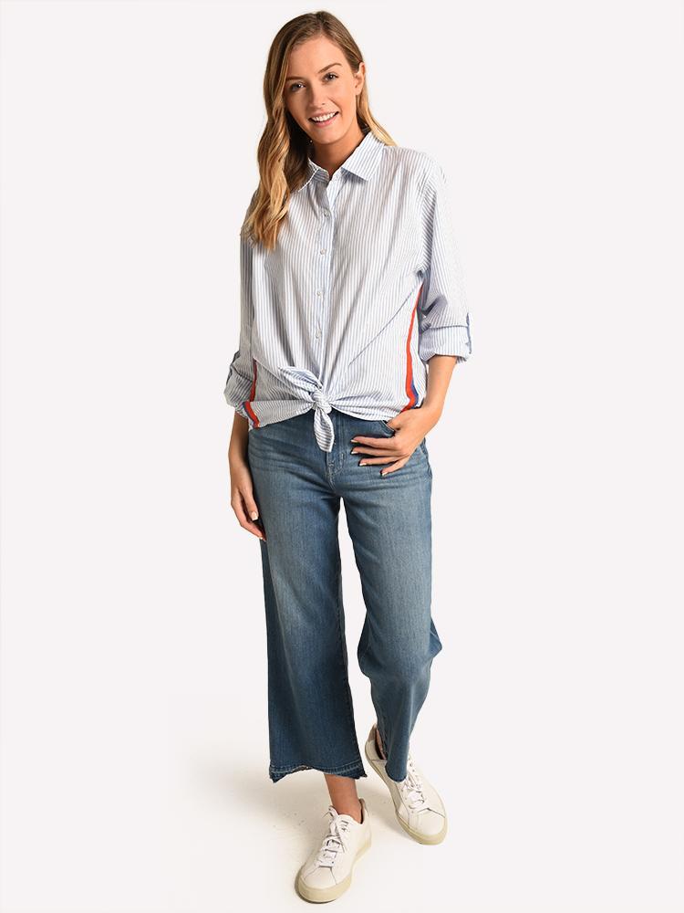 Sundry Stripes Oversized Shirt