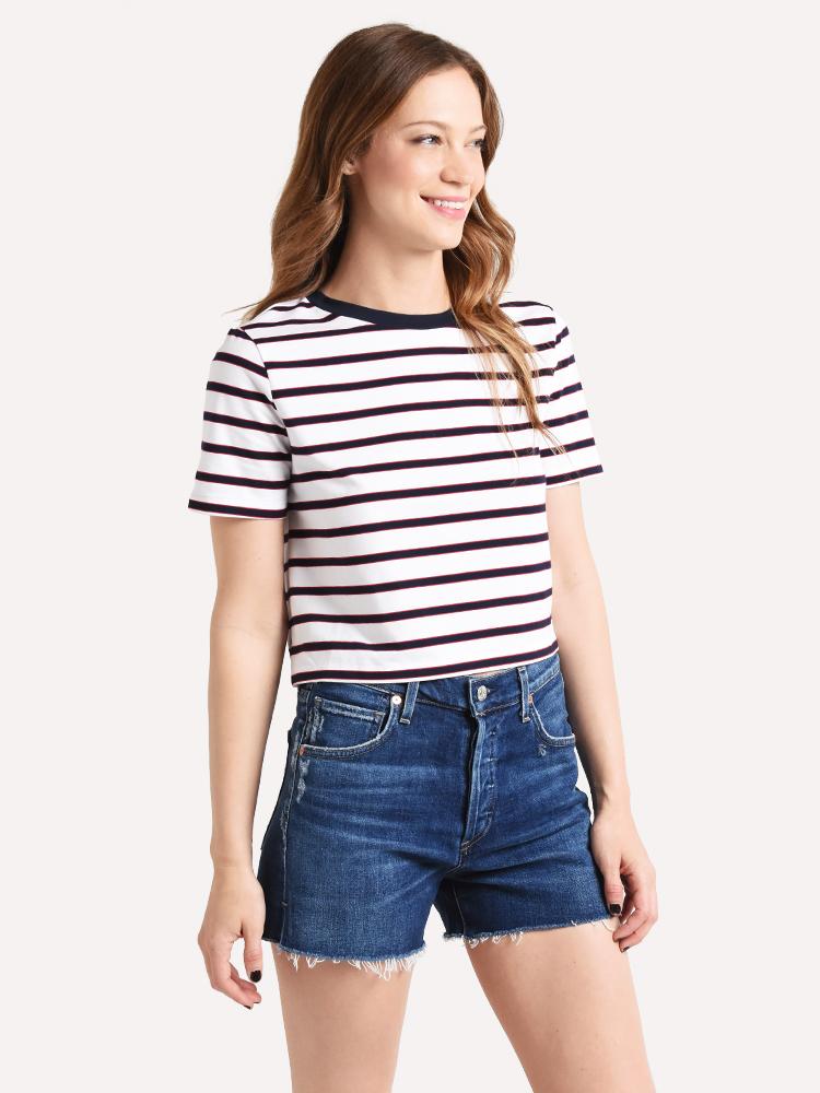 After Market Striped Boxy Tee