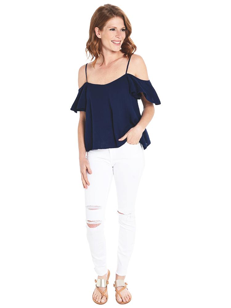 Stark X Strappy Short Sleeve Top