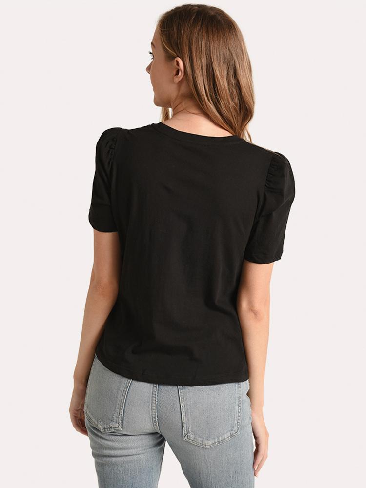 Heartloom Ashlyn Black Tee