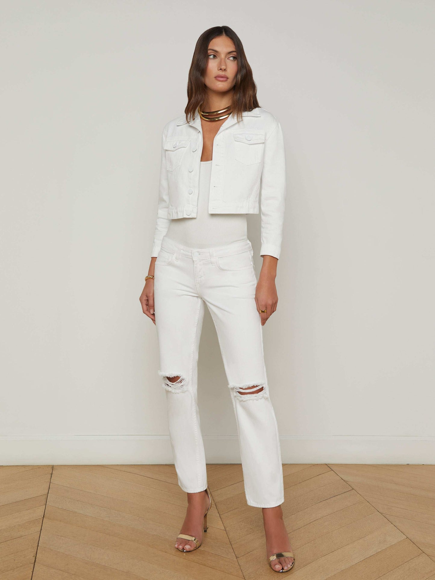 Koda Cropped Denim Jacket