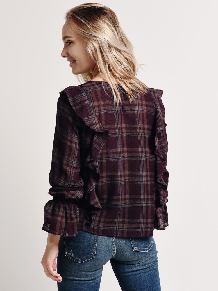 Hem & Thread Ruffle Top