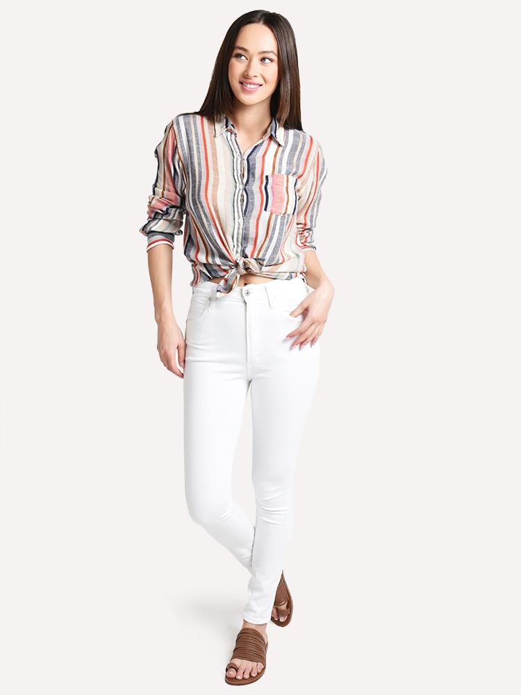 Dylan Cotton & Sand Stripe Shirt