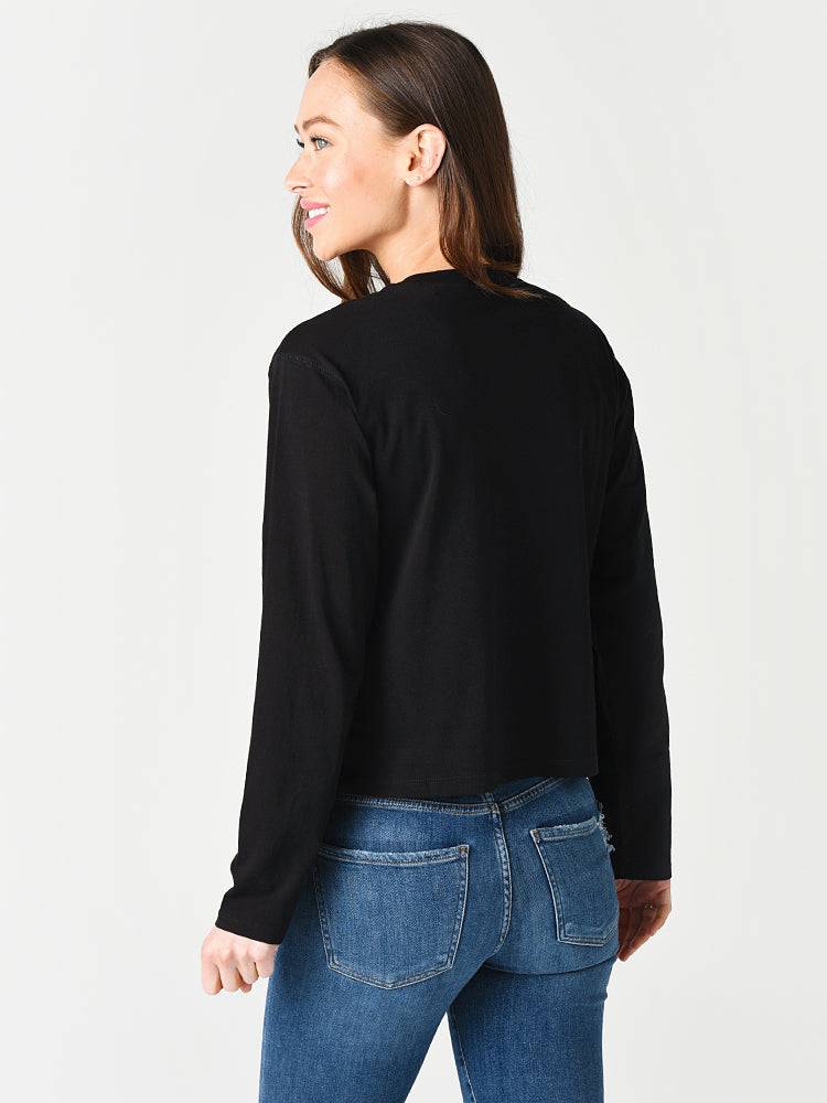 ATM Women's Classic Jersey Long Sleeve Boy Tee