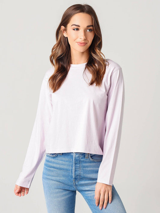 ATM Women's Classic Jersey Long Sleeve Boy Tee