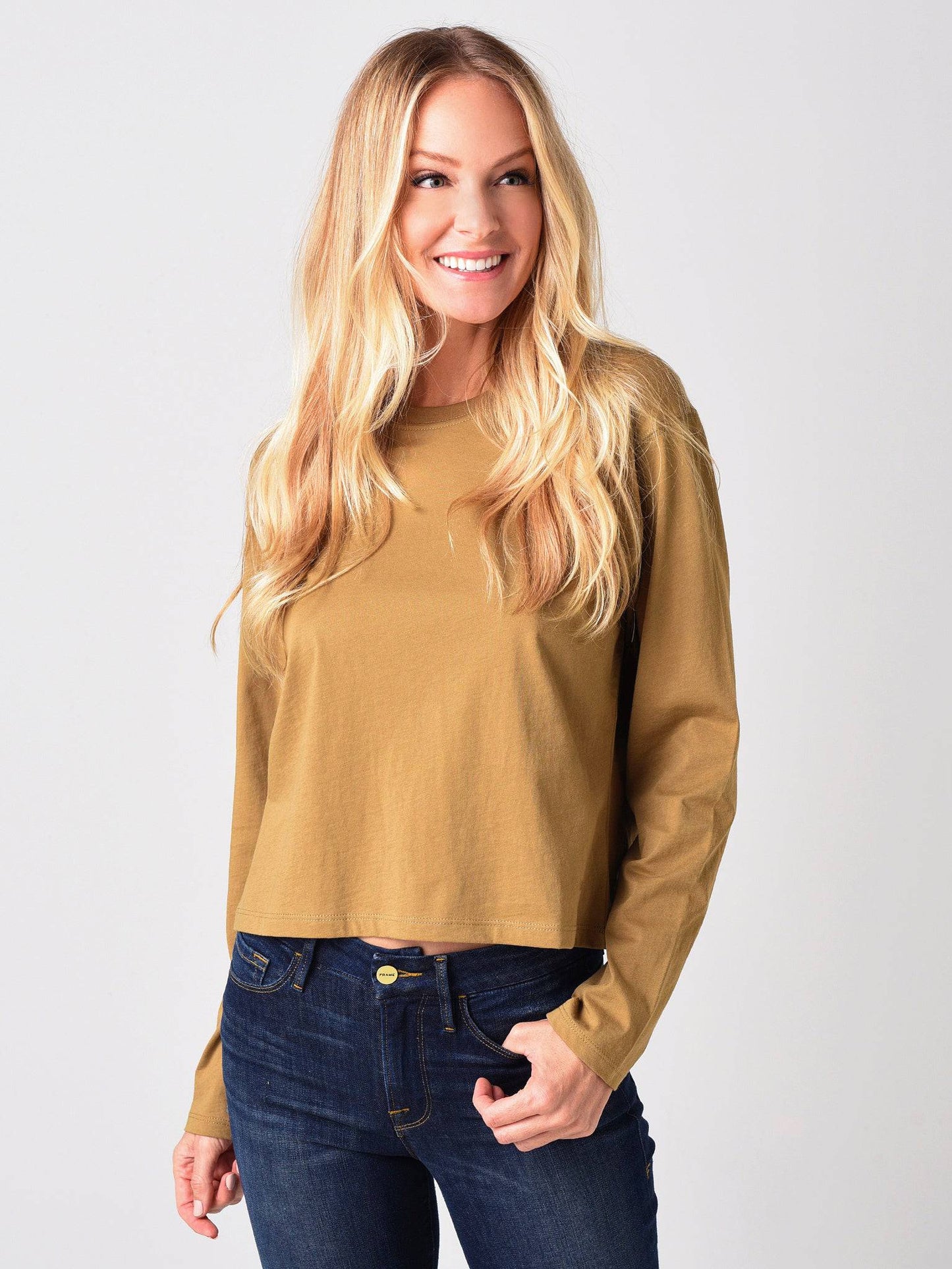 ATM Women's Classic Jersey Long Sleeve Boy Tee