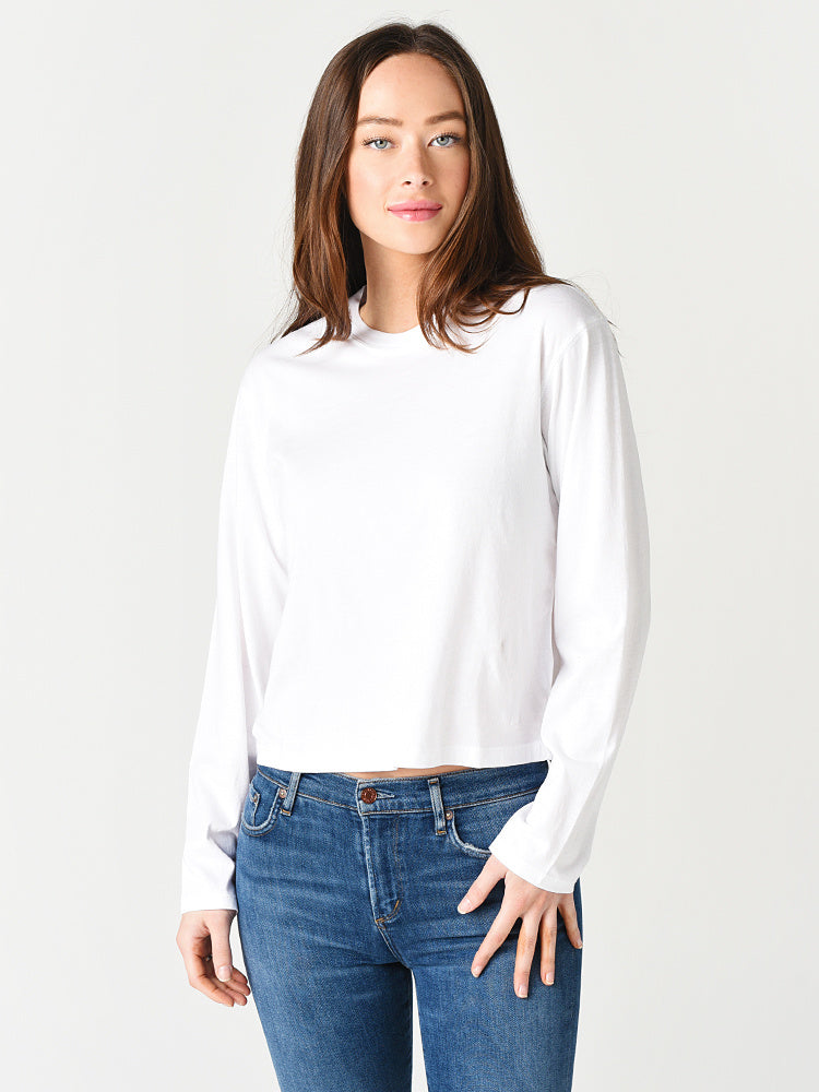 ATM Women's Classic Jersey Long Sleeve Boy Tee