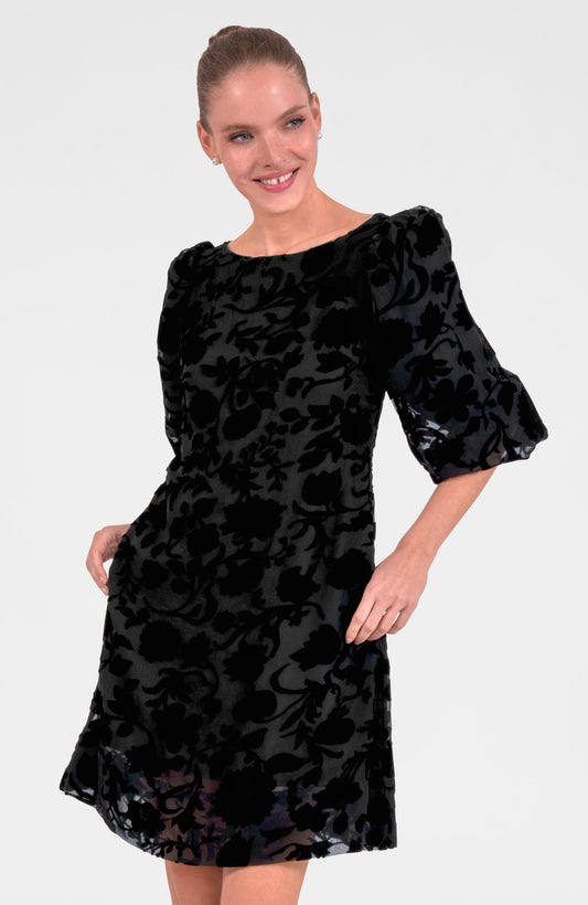Champs Bubble Dress - Floral Burnout