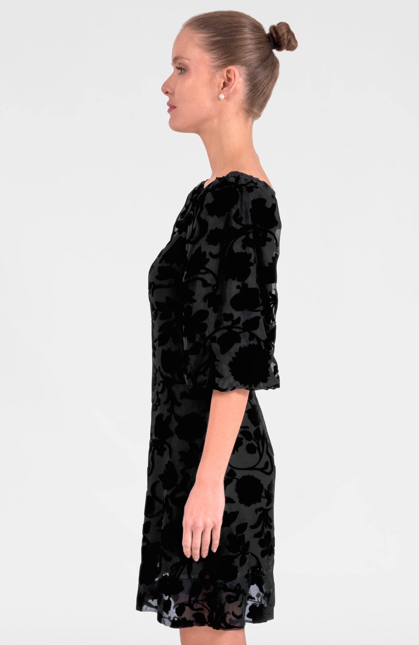 Champs Bubble Dress - Floral Burnout