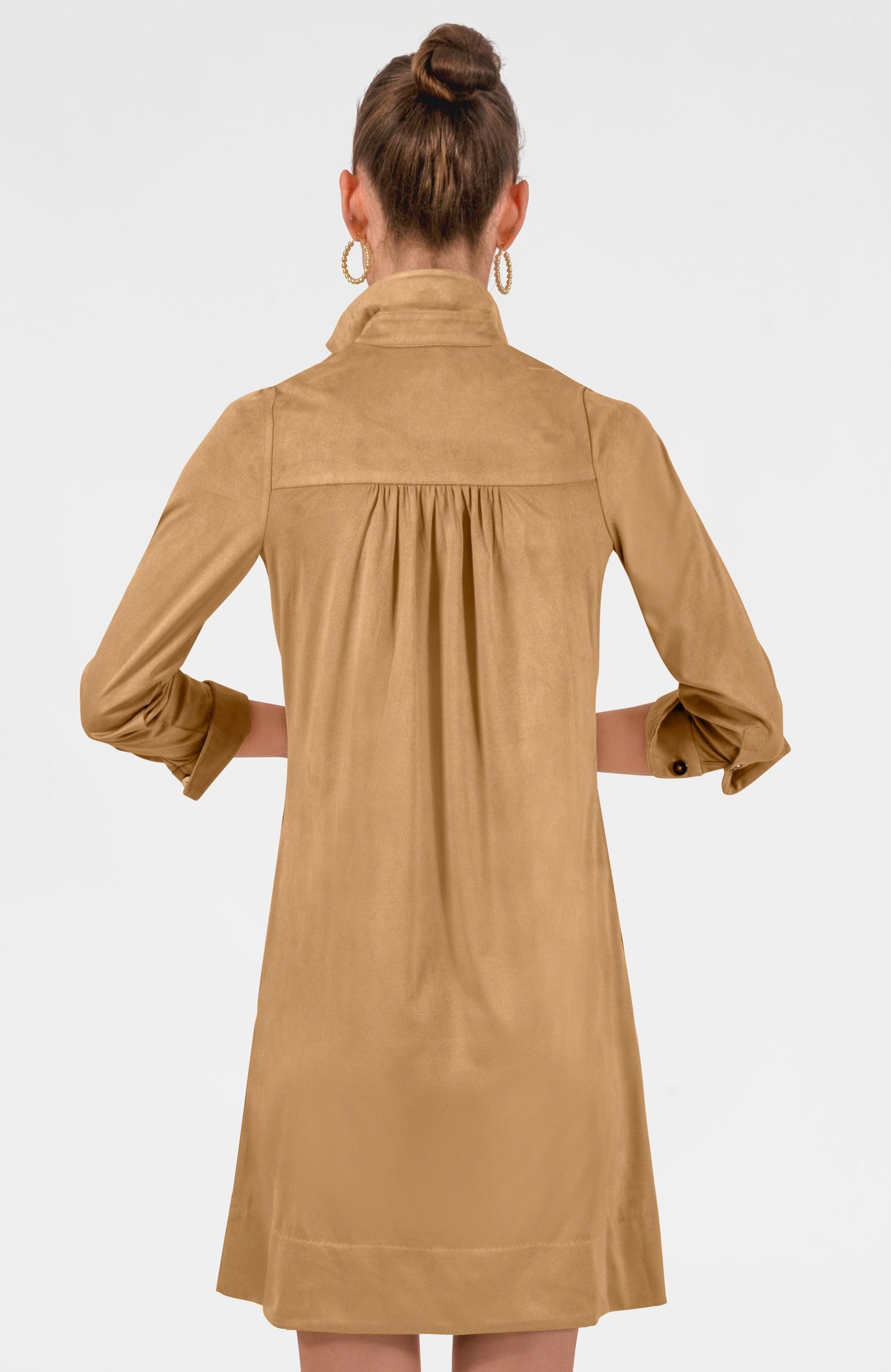 Ruffle Rumble Dress - Ultra Suede
