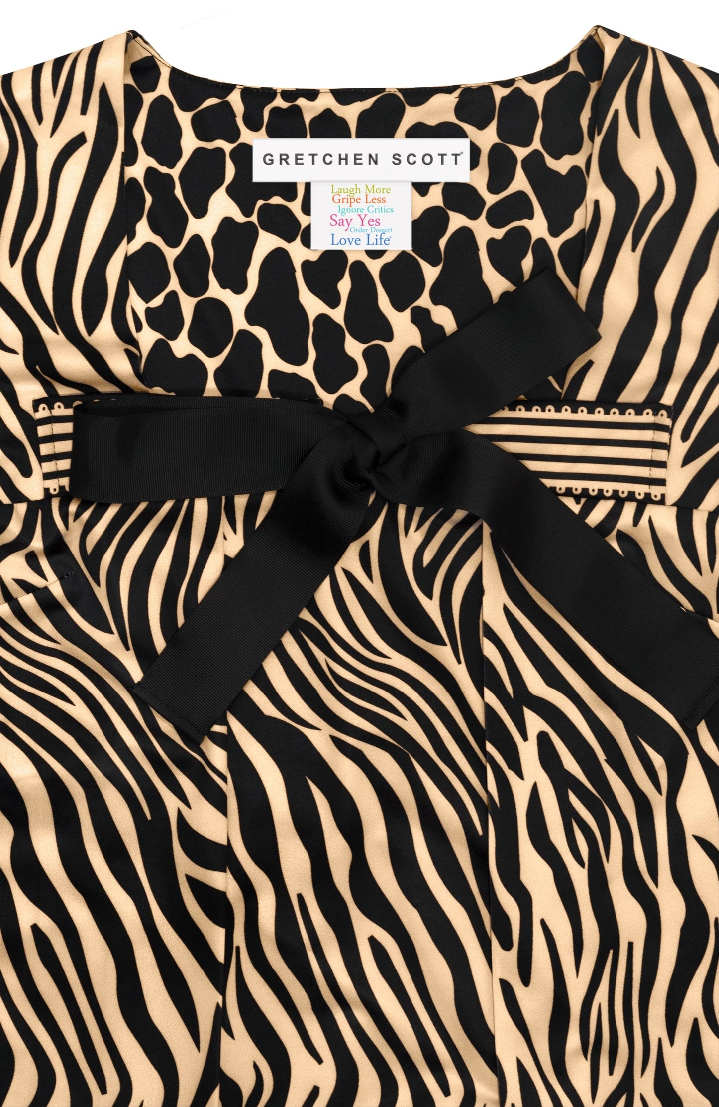 Bowtastic Dress - Animal Instincts