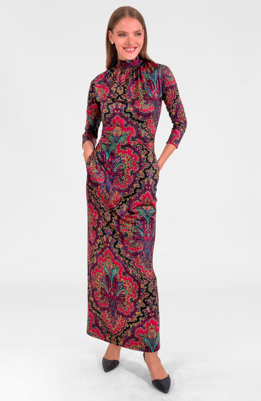 Scorching Hot Dress - Passion Paisley