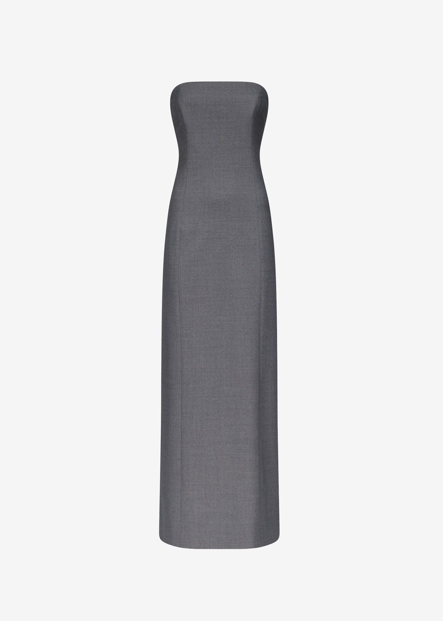 Loulou de Saison Shilo Bustier Maxi Dress - Anthracite Melange
