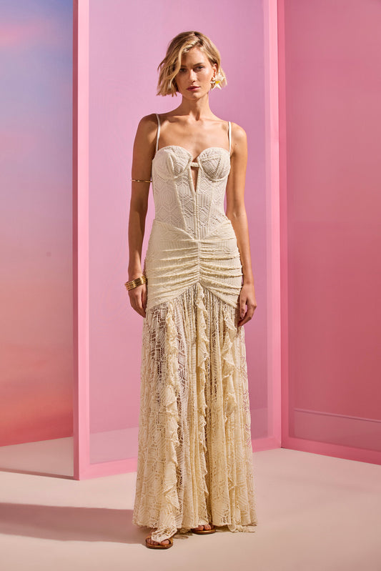 SAMBA FRINGE MAXI DRESS