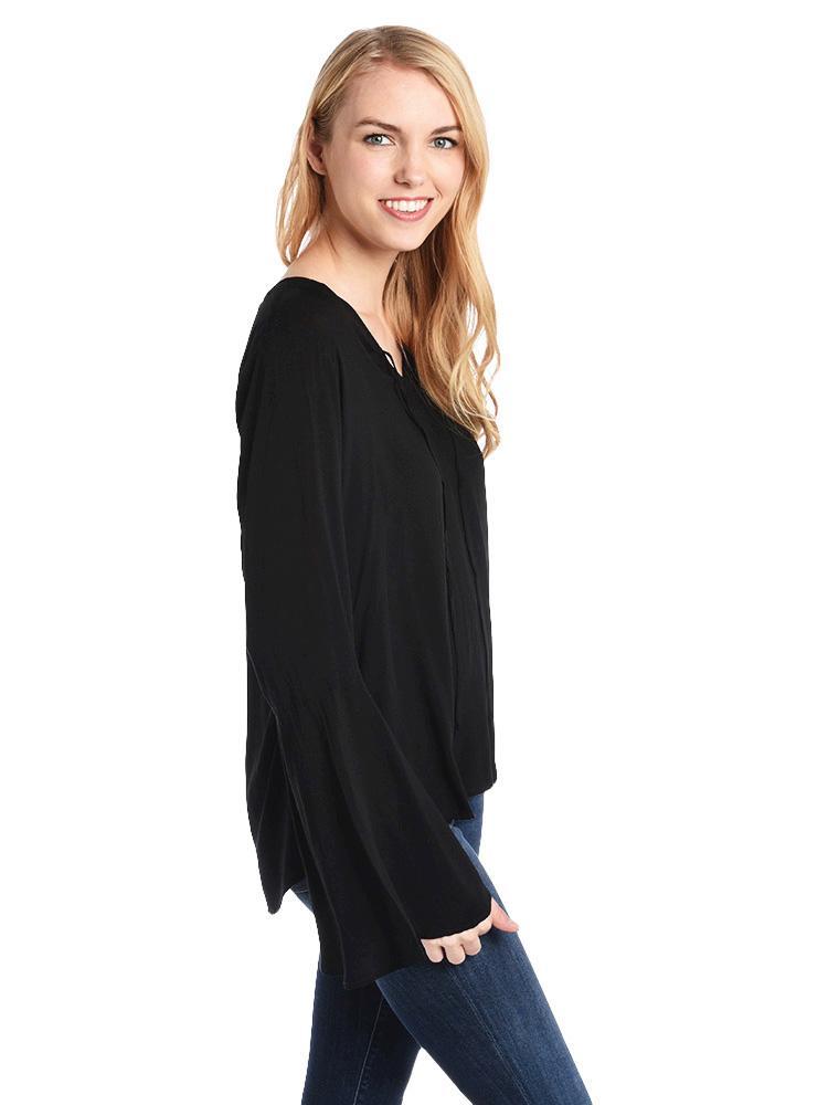 Bella Dahl Bell Sleeve V Neck Top