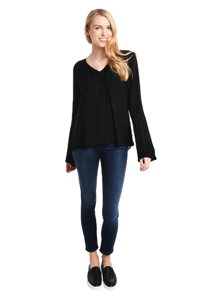 Bella Dahl Bell Sleeve V Neck Top