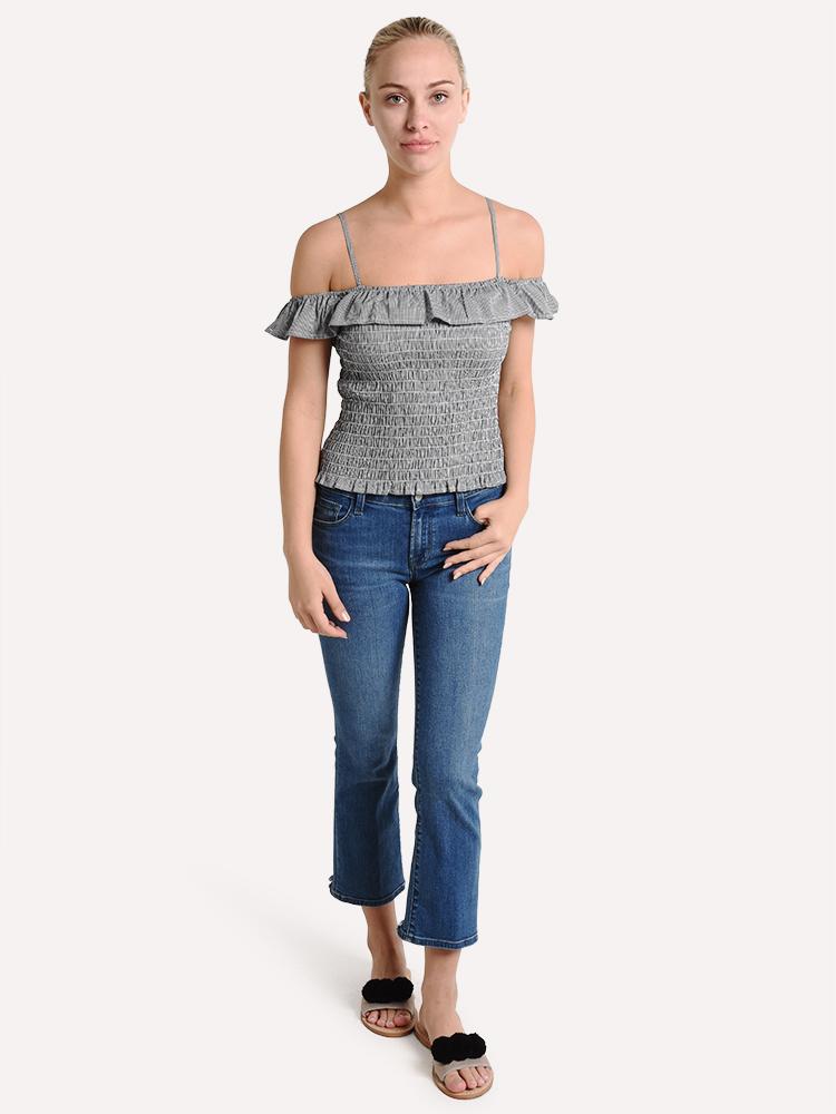 BB Dakota Chase Me Smocked Top