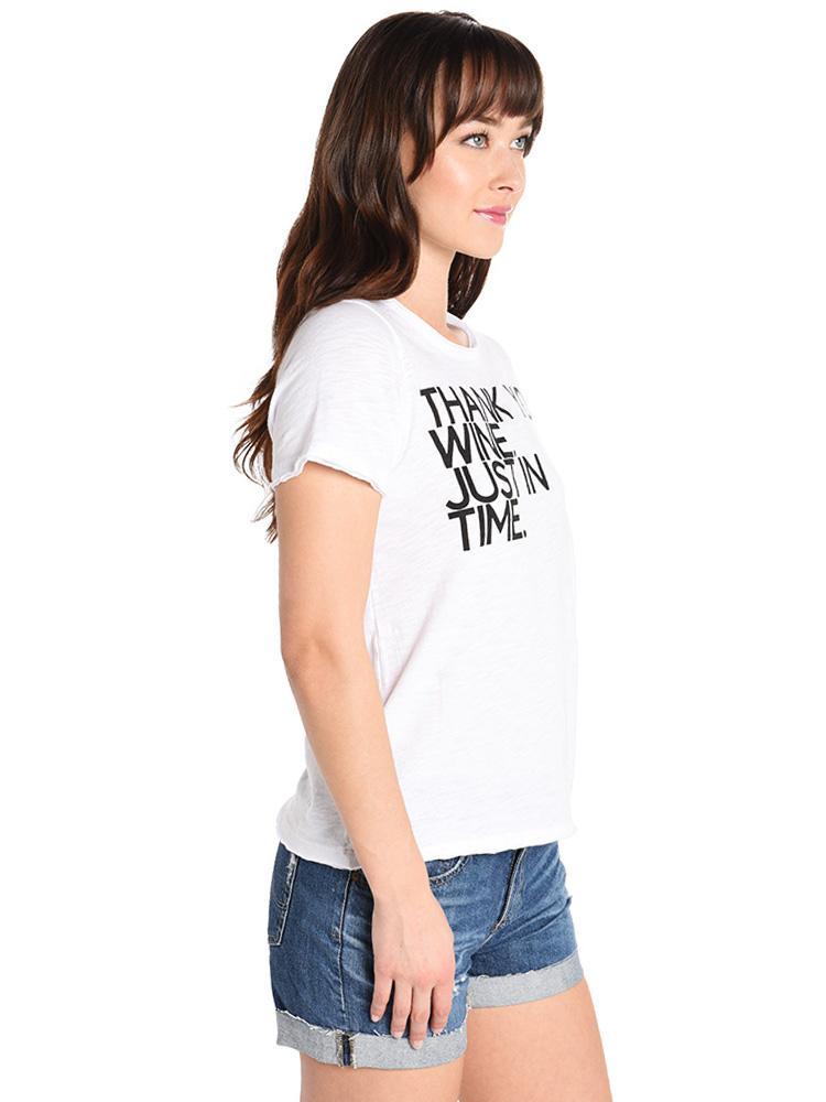 Chaser Gauze Jersey Crew Neck Short Sleeve Wine Time Tee