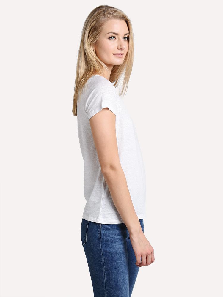 Chaser Linen Jersey Short Sleeve Basic Crew Neck Tee