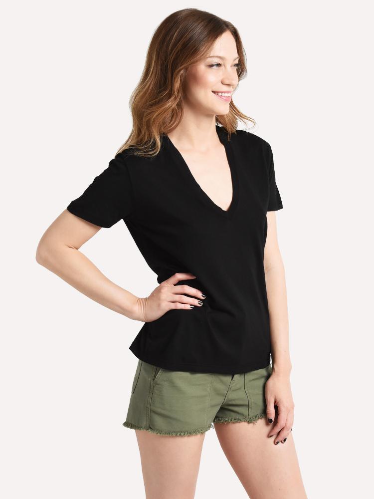 Monrow Relaxed V Neck