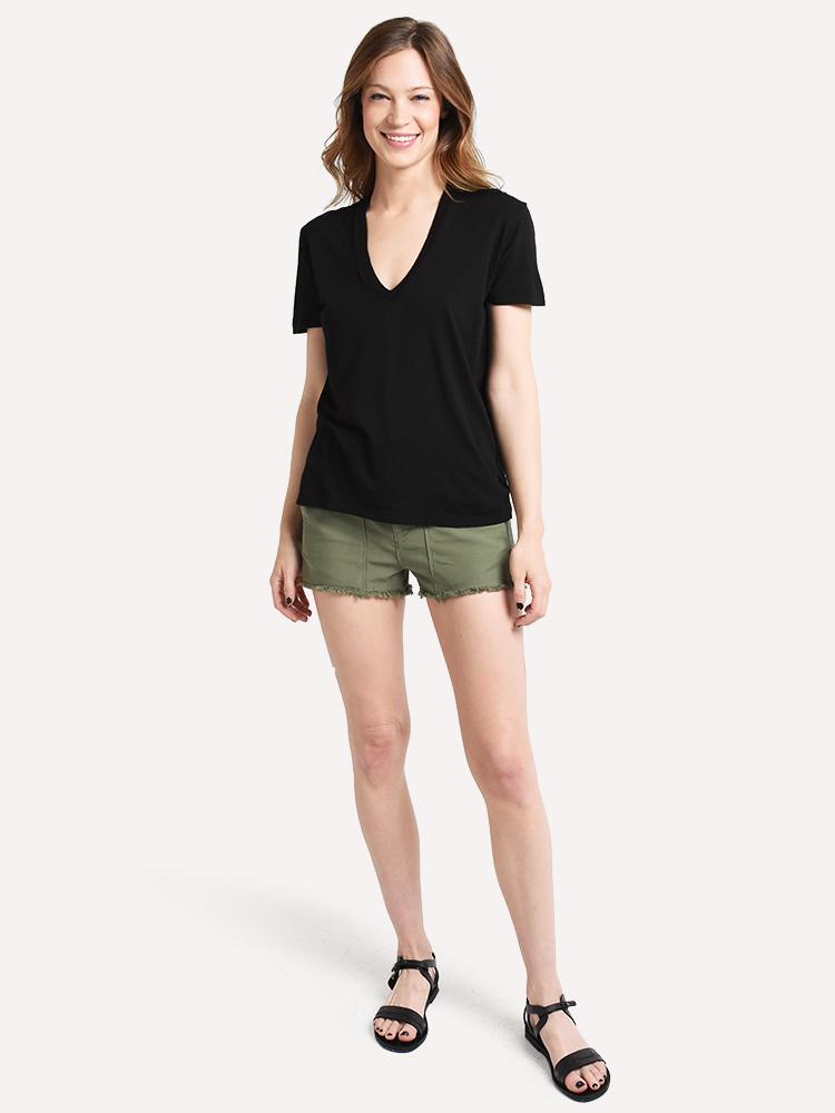 Monrow Relaxed V Neck