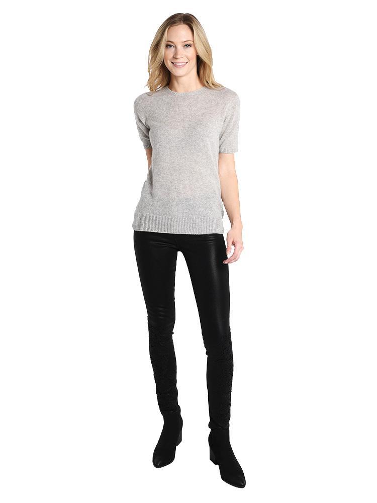 Majestic Cashmere Short Sleeve Crew