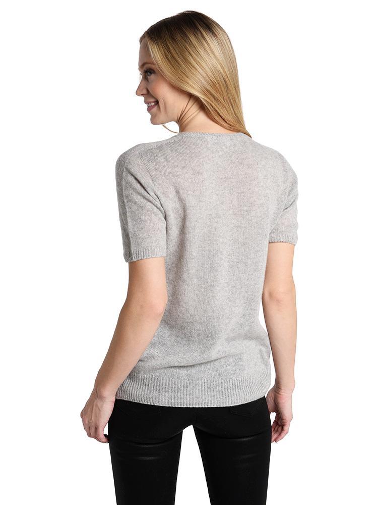 Majestic Cashmere Short Sleeve Crew