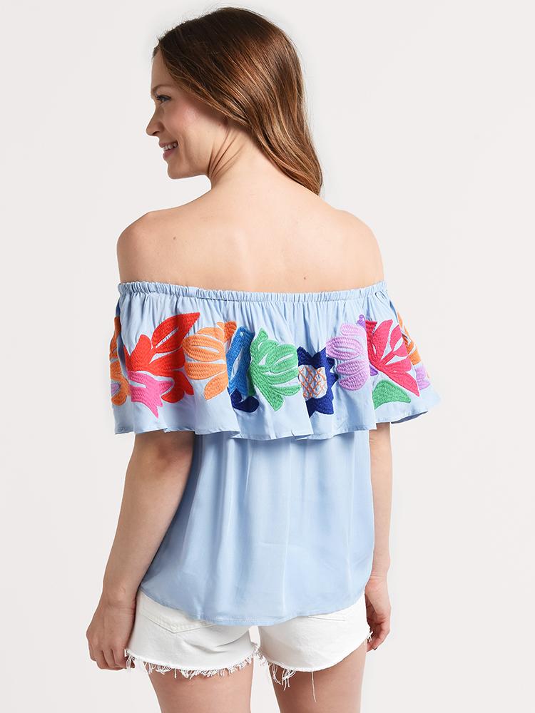 J. Marie Maya Off the Shoulder Top