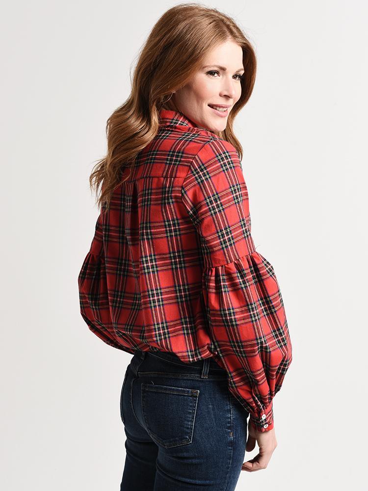 English Factory Tartan Blouse