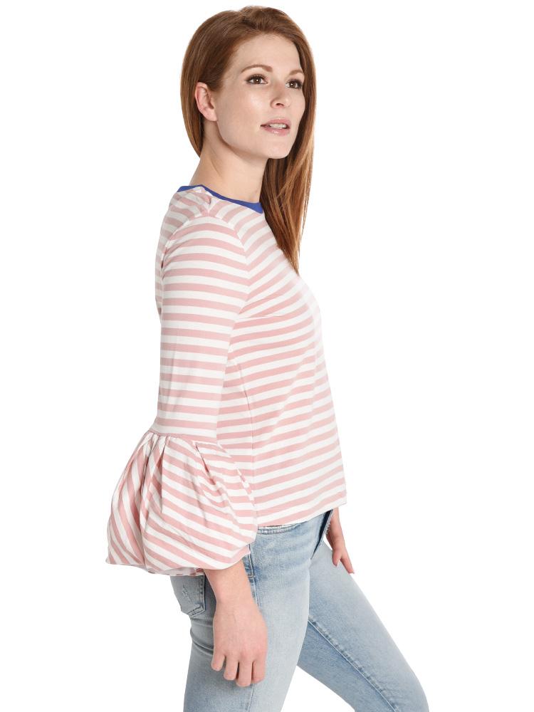 English Factory Stripe Long Sleeve Top