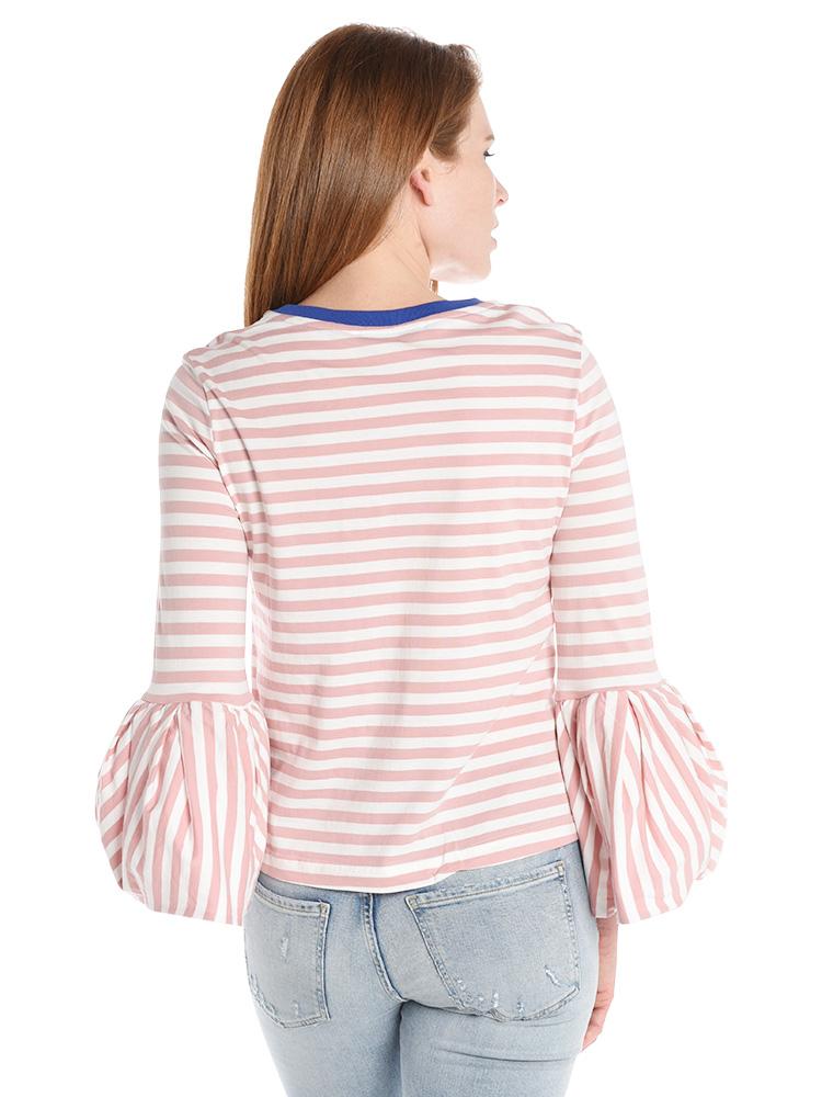 English Factory Stripe Long Sleeve Top