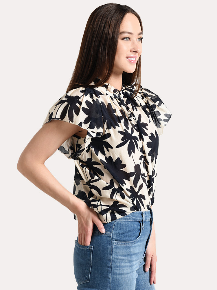 Trovata Carla High Neck Blouse