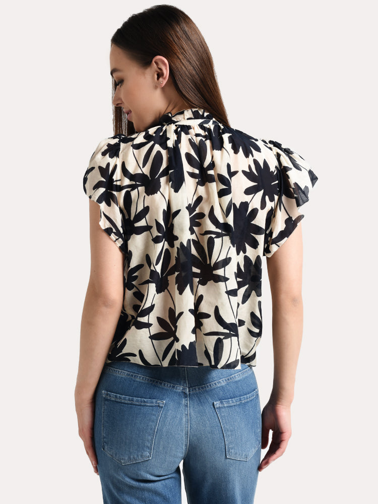 Trovata Carla High Neck Blouse