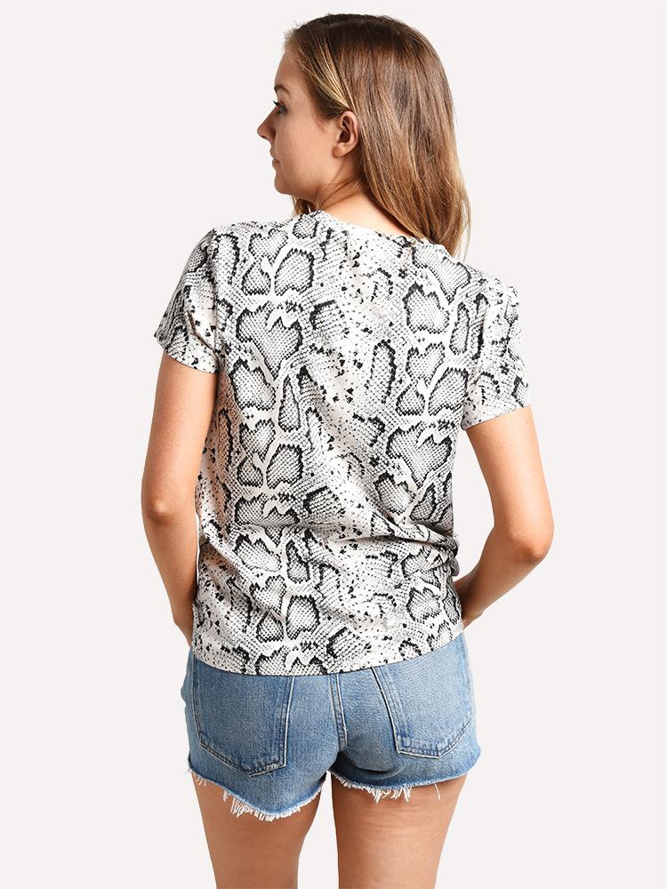 Pam&Gela Snake Basic Crew Tee