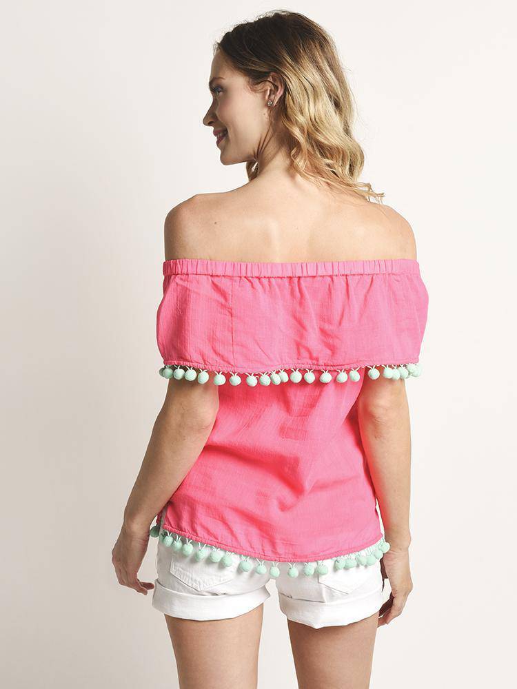 Sail to Sable Crinkle Cotton Top