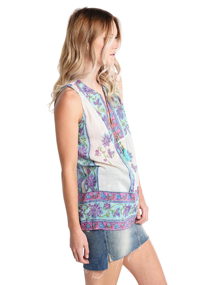 Alicia Bell Tunic Tank Top With Tassels