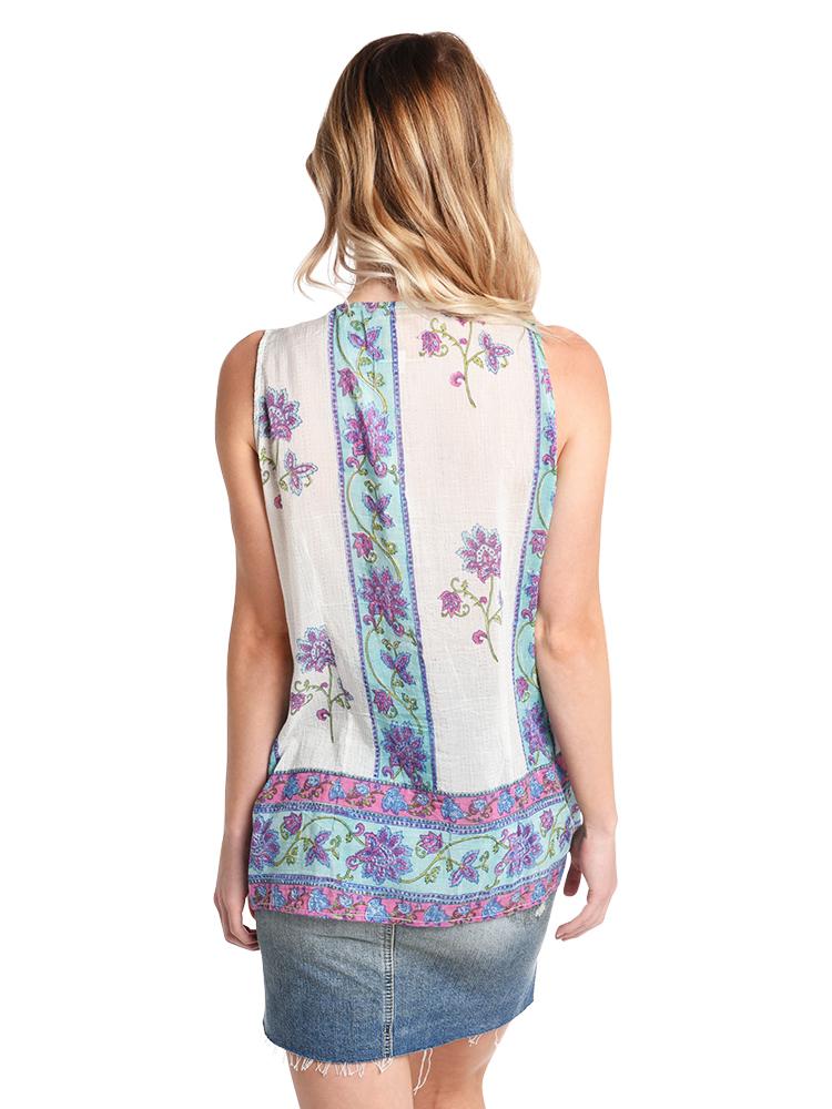 Alicia Bell Tunic Tank Top With Tassels