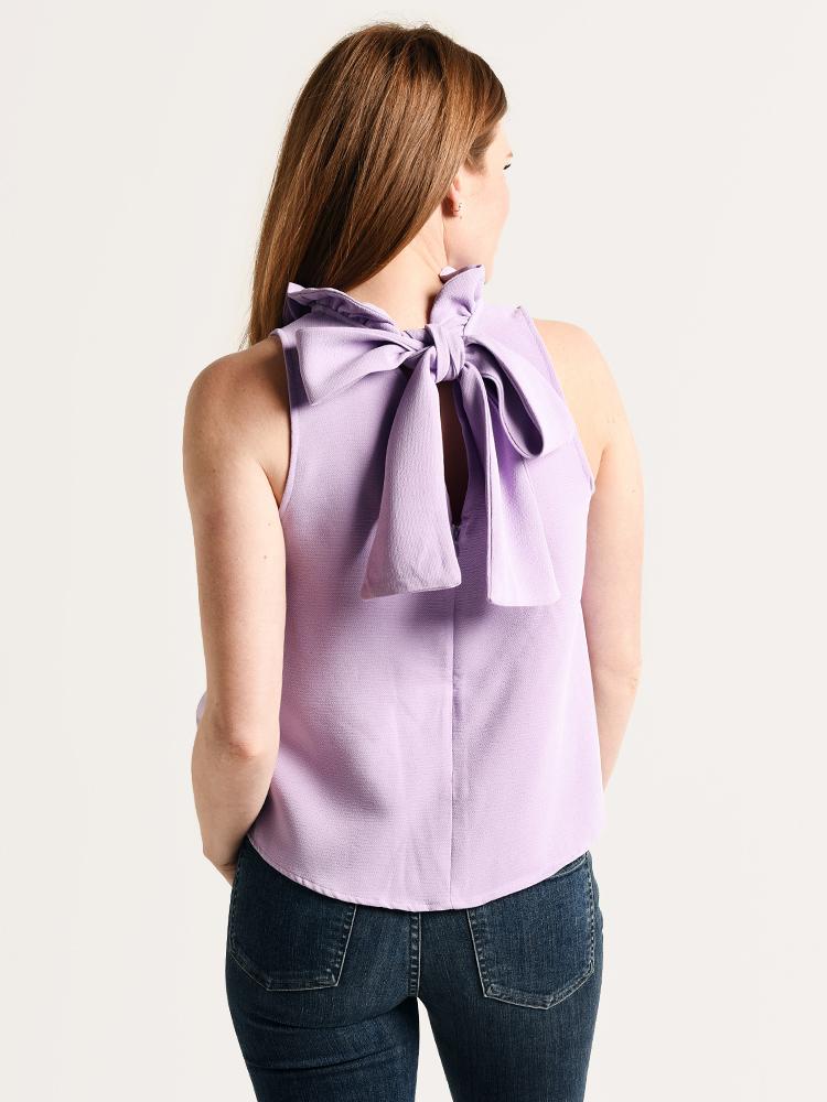 DO+BE Women's Tie Neck Top